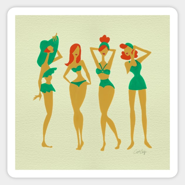 Bombshells - Redheads Sticker by CatCoq